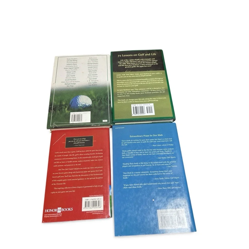 Golf Book Lot Passion for Golf‎ Arnold Palmer Nicklaus Seve Freddie Tom Lehman